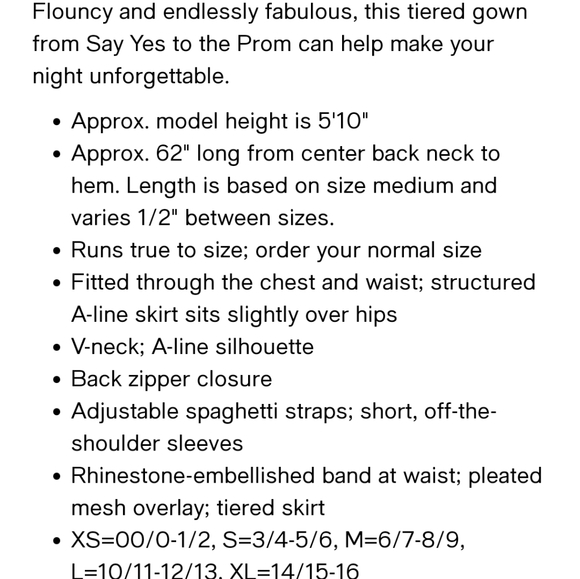 Say Yes To The Prom NWT - Picture 14 of 16